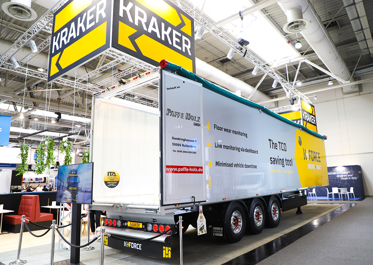 Kraker Trailers toonde een nieuwe intelligente schuifvloer